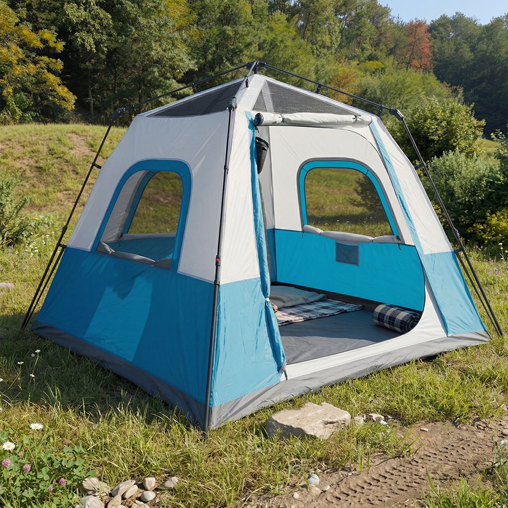 Instant Tent for 4-6 Person Camping – Waterproof Pop-Up Tent Sets Up i – shinhyeshop